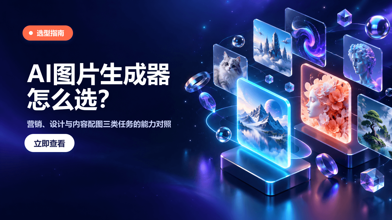 AI图片生成器怎么选？营销、设计与内容配图