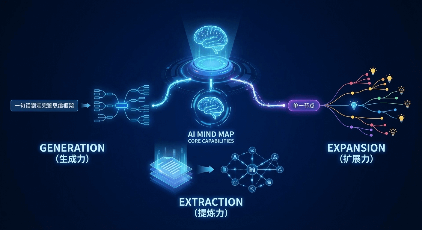 AI 如何重塑思维导图的创作逻辑