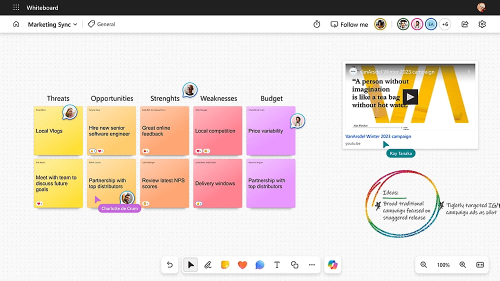 Microsoft Whiteboard:Office 365 生态的默认入口