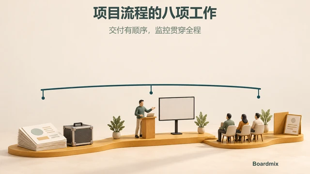 项目流程怎么梳理？从启动到收尾的8项工作