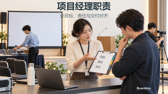 项目经理职责与工作范围：岗位要求、日常产出和授权边界