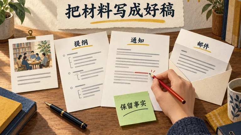 在线 AI 写作软件怎么选？按提纲、改写、协作与留痕验收