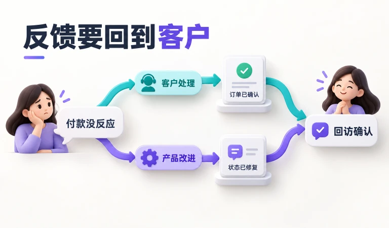 客户反馈怎么闭环？用一条支付问题串起处理、改进和回访