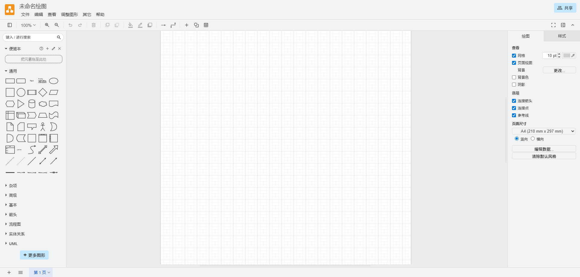 Draw.io——经典免费绘图软件
