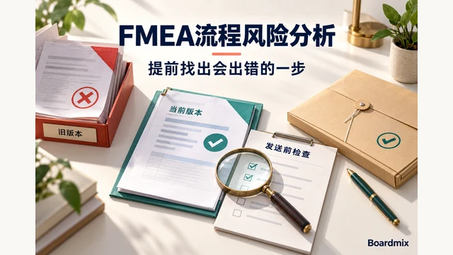 FMEA怎么做？流程失效分析步骤与填写示例