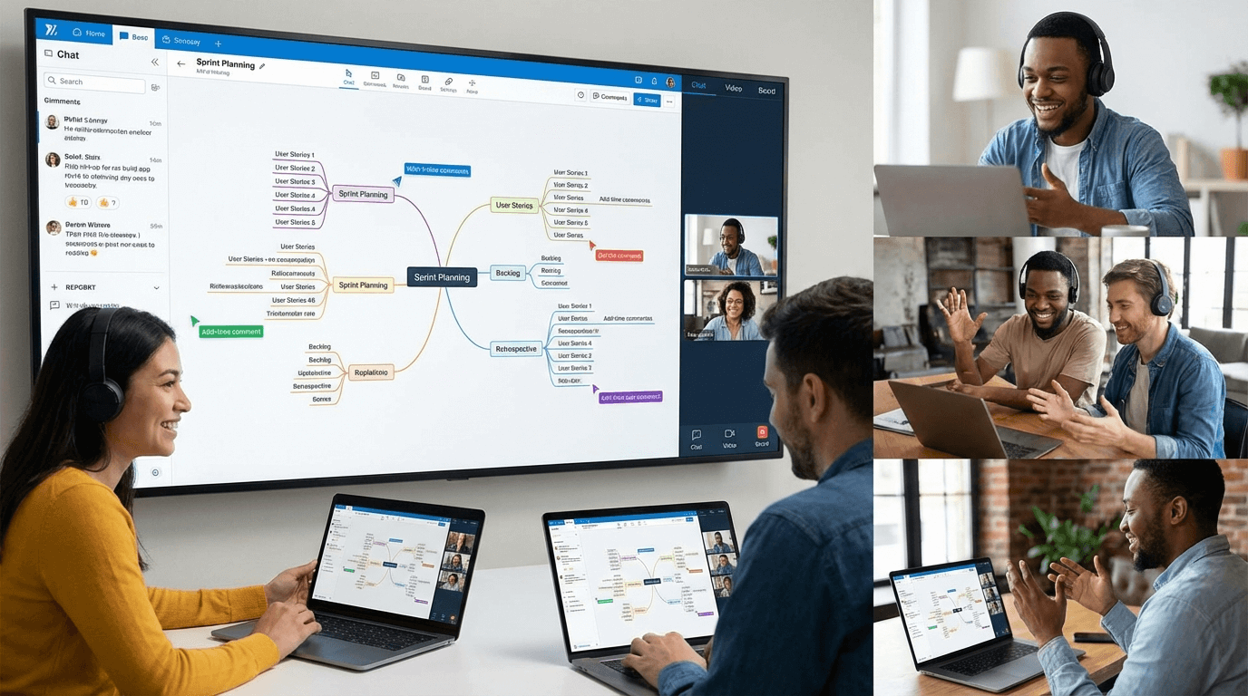 敏捷团队用在线协作思维导图工具加速工作流