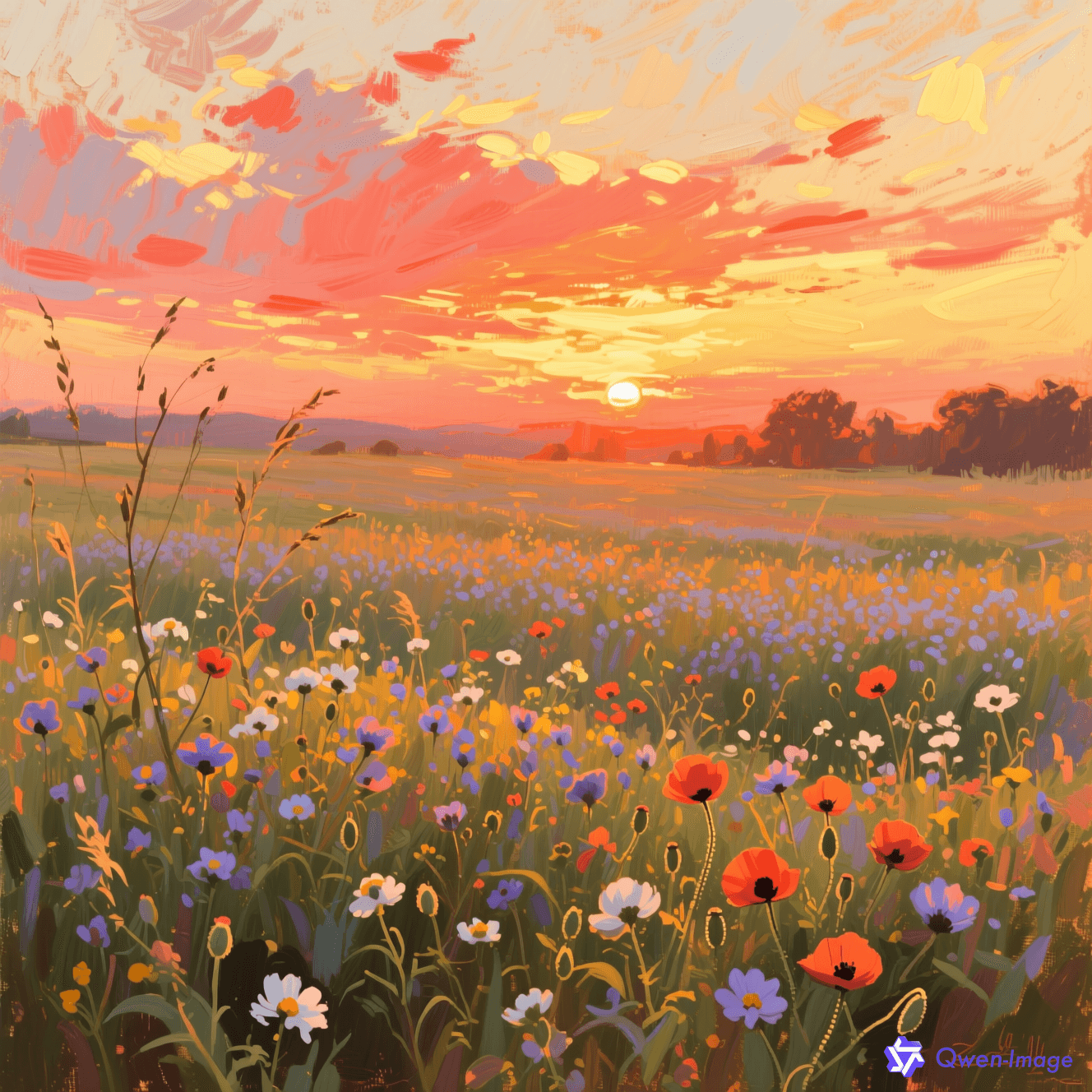 AI生图风格 油画 / 印象派风