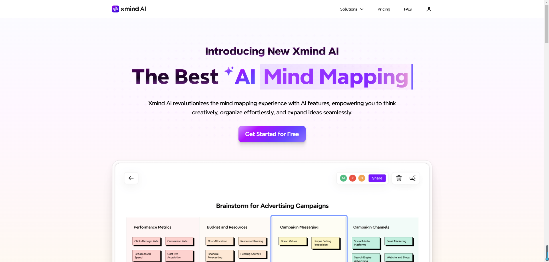 AI生成思维导图工具Xmind AI