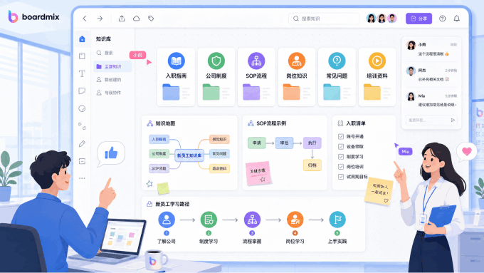 用boardmix构建企业知识培训库