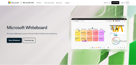 Microsoft Whiteboard：适合微软办公生态