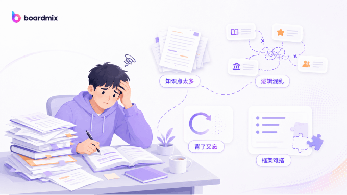 考研政治复习痛点场景图
