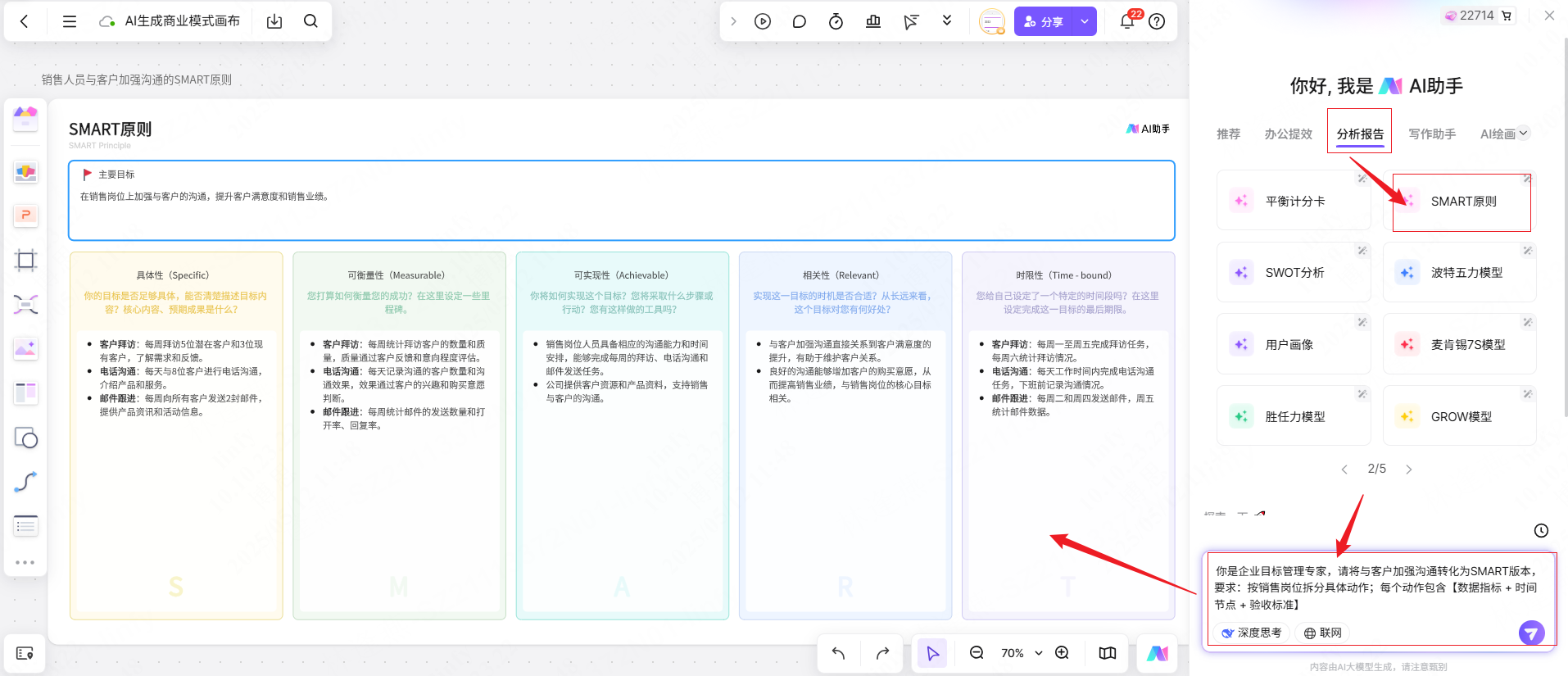 AI生成SMART原则，免费使用
