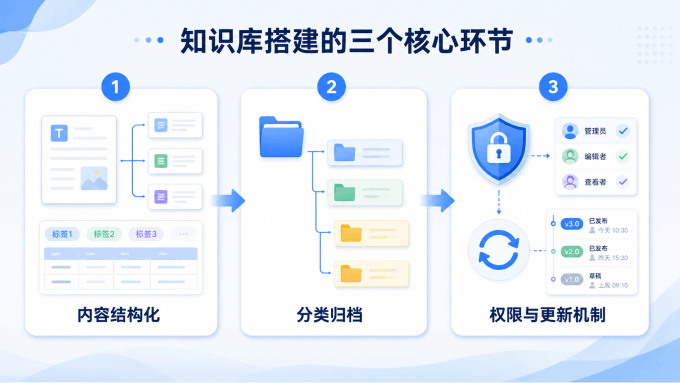知识库搭建的三个核心环节