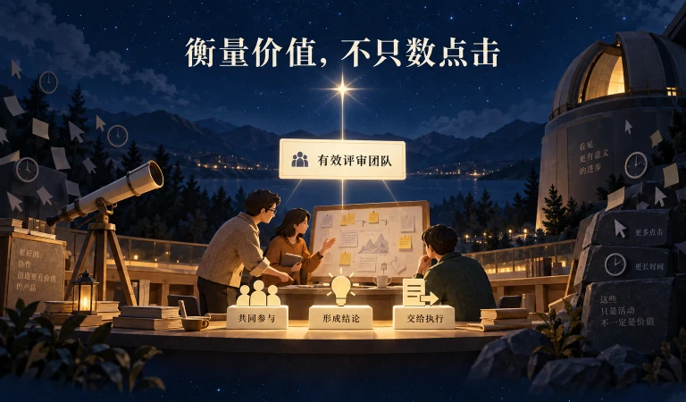 团队协作产品如何定北极星指标？从价值定义到指标树验证