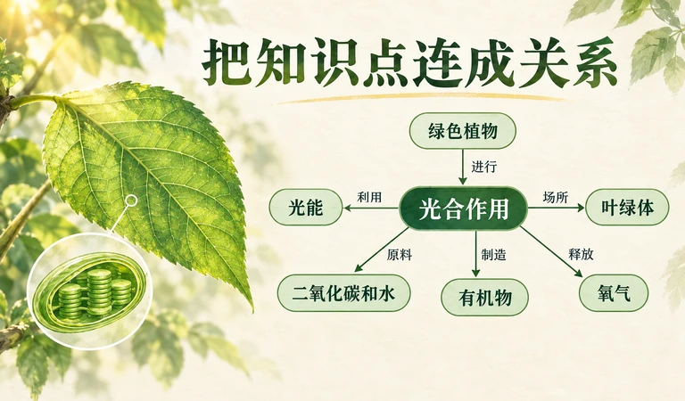 如何在线绘制概念图？用光合作用案例走完四步