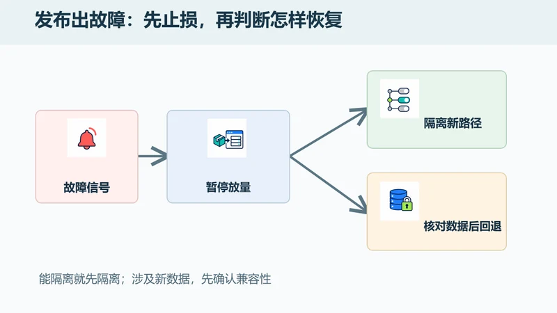 产品发布后出故障，什么时候该回滚？一张决策树分清止损路径