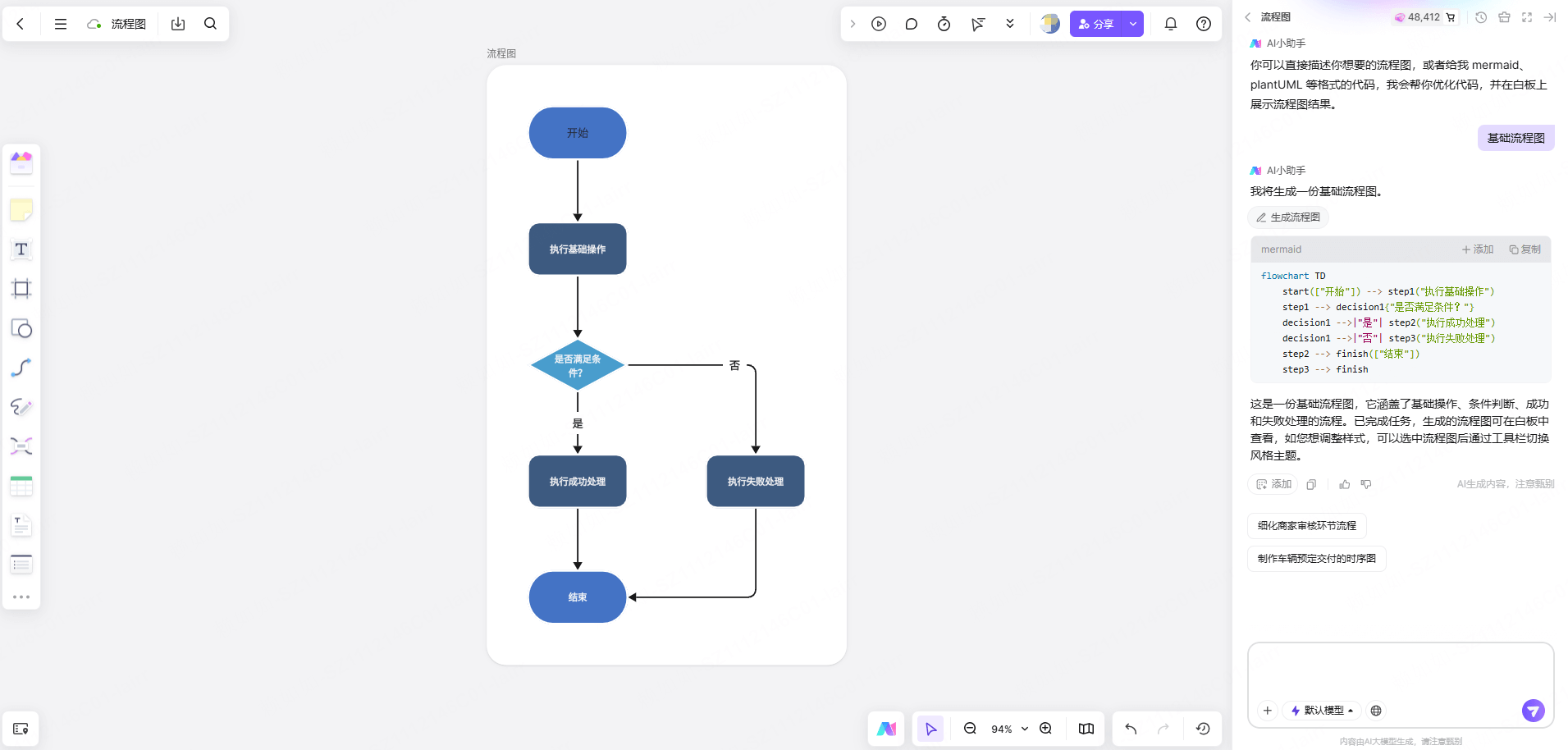 流程图在线生成器-boardmix