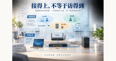 网络拓扑图是什么？用办公室网络看懂物理与逻辑视图